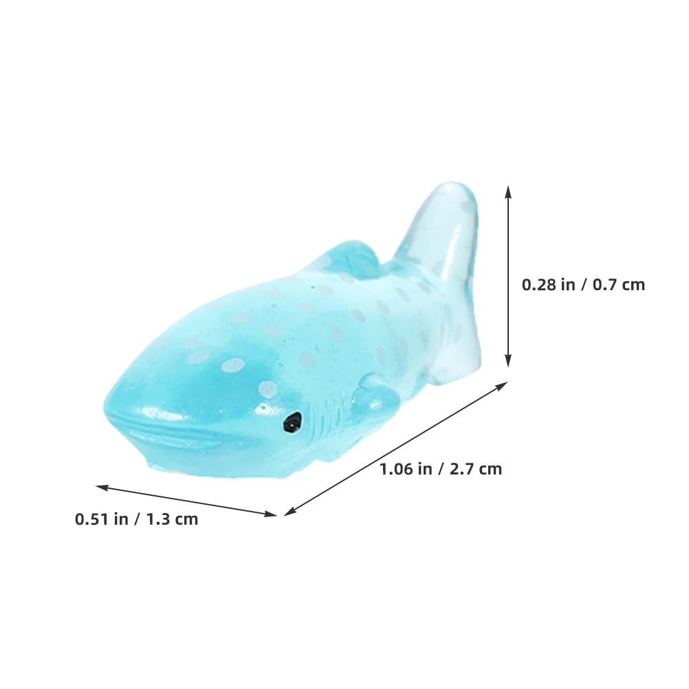

20pcs Resin Ornaments Mini Shark Figurines Decorative Garden Yard Lawn Car Accessories Tiny Sea Animal StatuesThemed