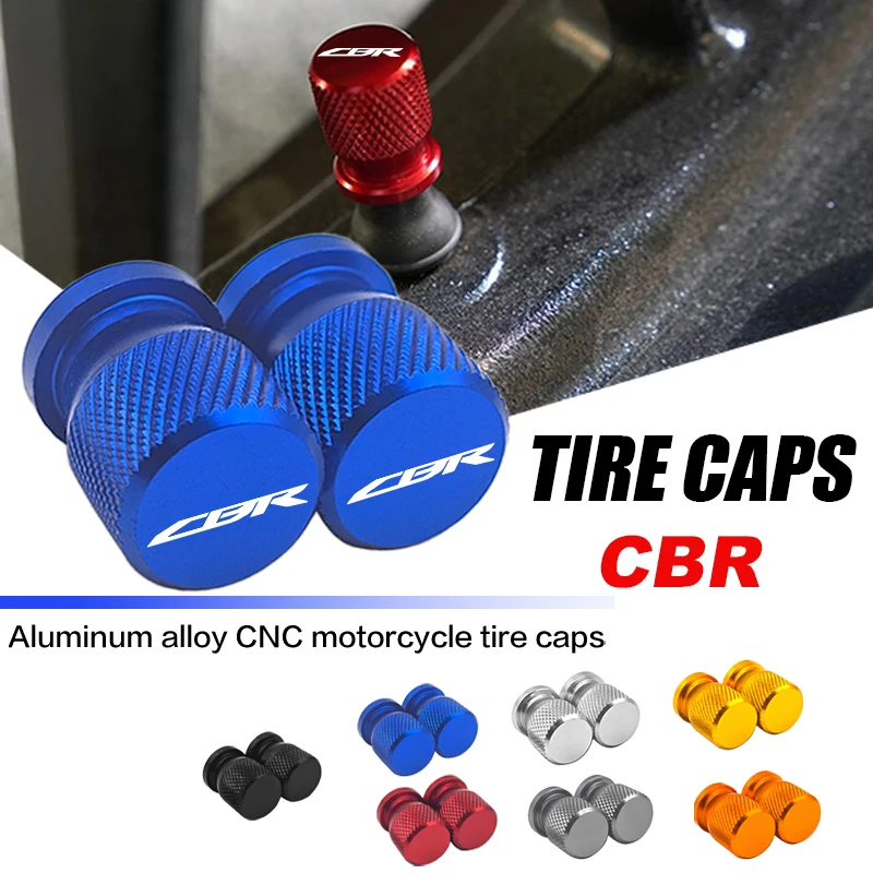 Motorcycle CNC Aluminum Wheel Tire Valve caps Airtight Covers Laser Logo For HONDA CBR650F CBR600 CBR600RR CBR650R CBR900RR