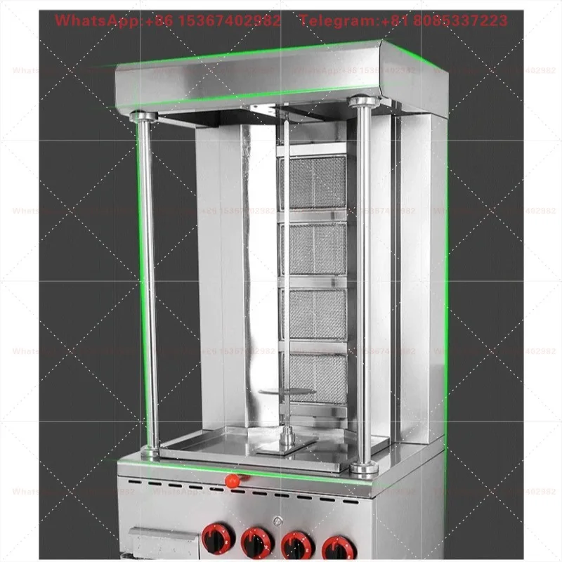 Fully Automatic Electric Rotating BBQ Oven, Turkey & Middle East Style Barbecue Machine with Automatic Rice Mixing Baking