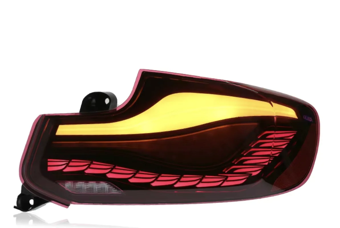 لسيارة BMW 2 Series F22 مجموعة الضوء الخلفي لتعديل المصباح الأمامي بمقياس التنين LED وأضواء إشارة الانعطاف. #3