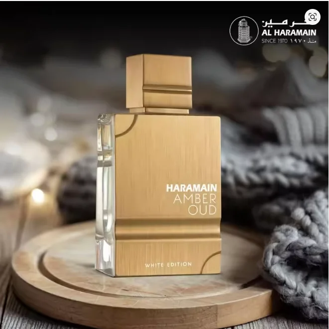 Al Haramain Amber Oud White Edition Eau de Parfum Spray voor Unisex 60ml Originele Arabische Parfums Noble Lasting Feromonen Parfum