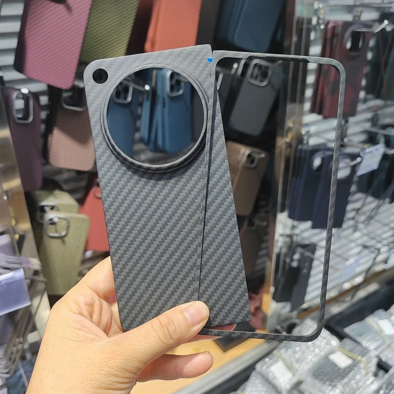 

Genuine Real Carbon Fabric Fiber Aramid Case For OPPO Find N3 Thin Ultra-light 3D Matte Pure Carbon Fiber Shell Phone Cover