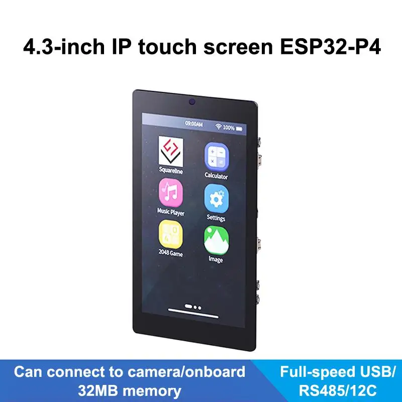

1Pc 4.3-inch HD Large Screen 480 * 800 IPS Capacitive Touch ESP32P4 Development Board Tool