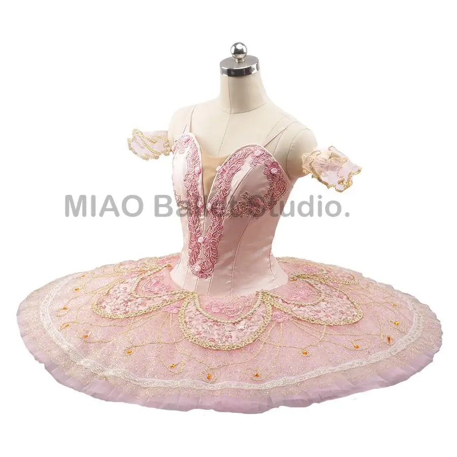 Adult Pink Classical ballet dress tutu for girls the Nutcracker Fariy Doll Professional Ballet Tutus pancake women 0047