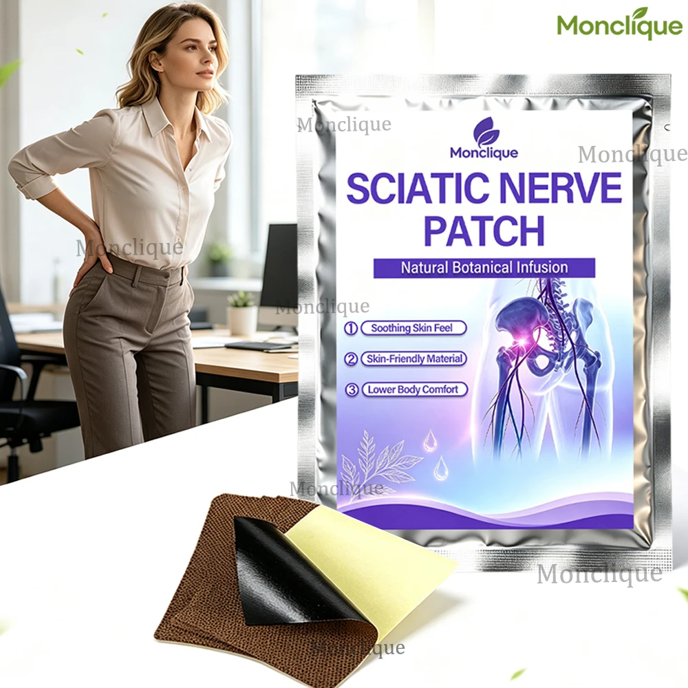Herbal Patch for Hip Skin-friendly Sciatic Nerve Patch Buttocks Soothing Patch Muscle Relaxation Promotes Blood Circulation