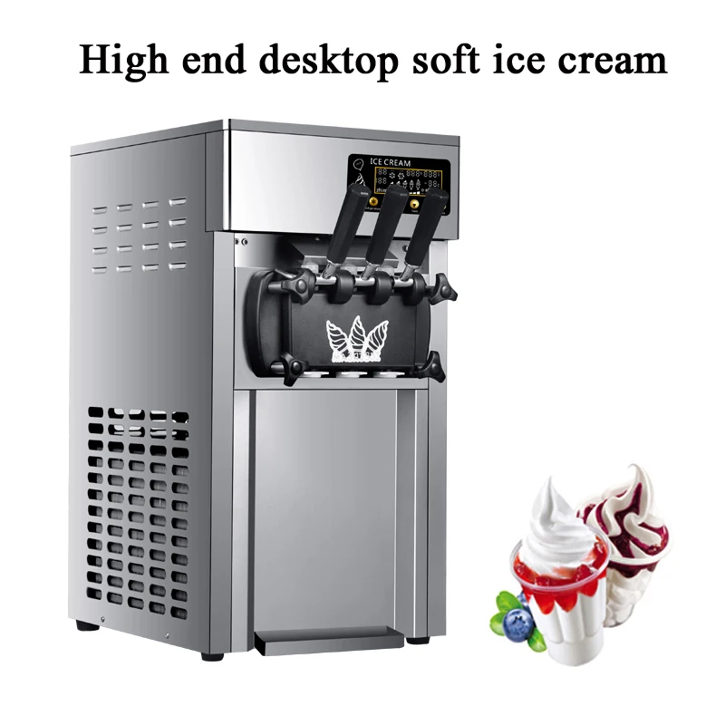 

Electric Ice Cream Making Machine Soft Ice Cream Maker Professional Commercial Desktop Sundae Ice Cream Rolls 220v/110v