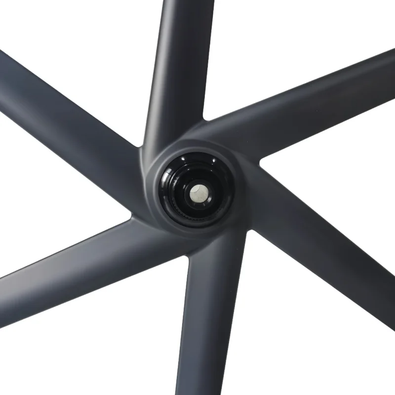 Bicicleta con rueda de fibra de carbono de 16 pulgadas 349 escalonada de 5 radios de 25 mm con 23 mm de profundidad para una experiencia de conducción mejorada