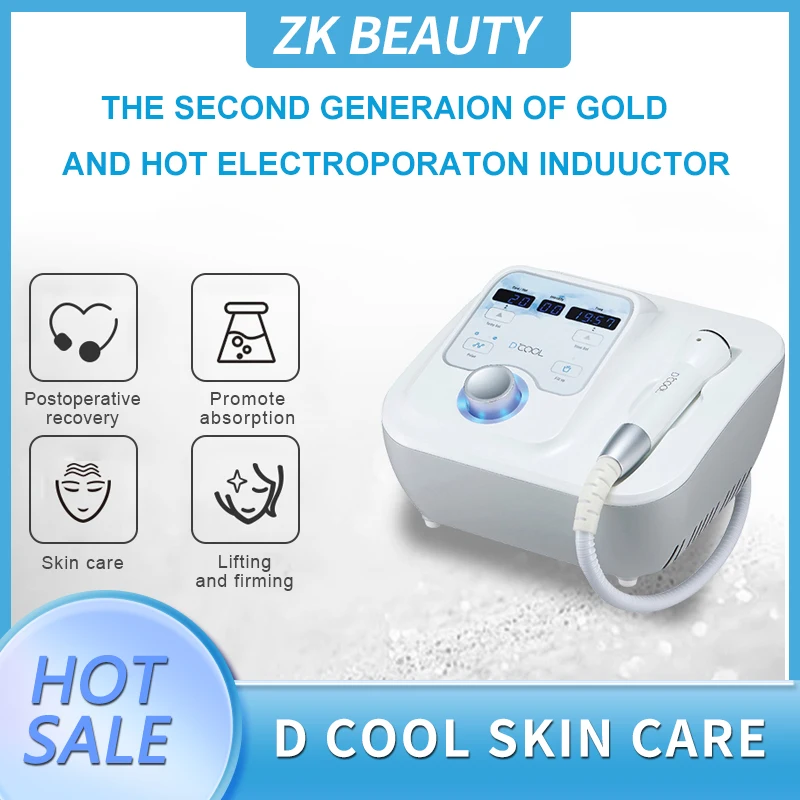 

Newest Portable Dcool Cool + Hot + EMS For Skin Tightening Anti Facial Facial Skin Cooling And Skin Rejuvenation Machine