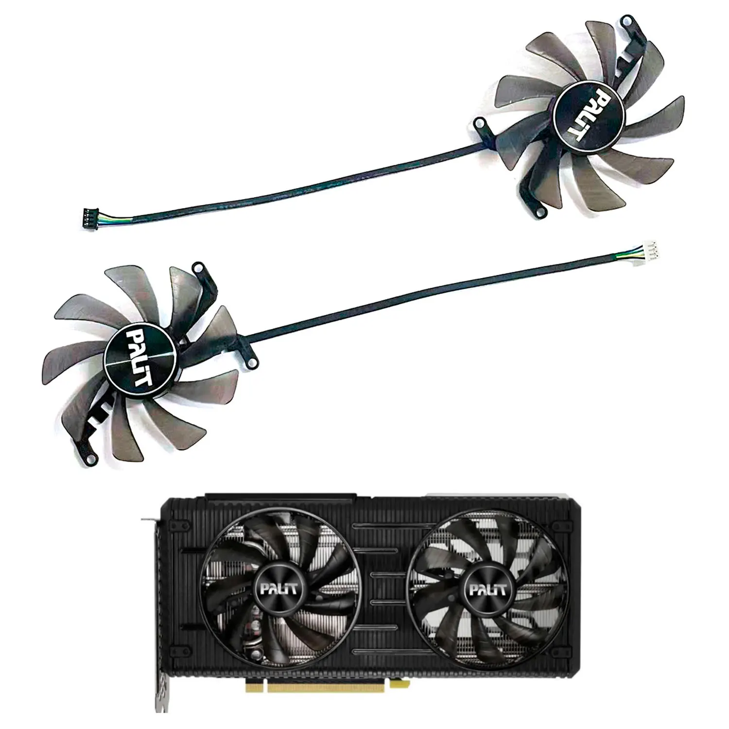 85MM TH9215S2H FB09015M12LPA RT X3060 graphics card replacement fan suitable for Tongde RTX3060 Ti 3060 dual graphics card