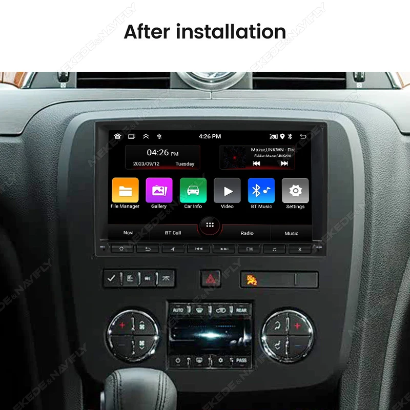 Radio para Auto con GPS de 8 Pulgadas, Android 15, para Chevrolet Silverado, GMC Sierra, Impala, Traverse, Avalanche, Express, Yukon, Acadia, Savana, con Carplay