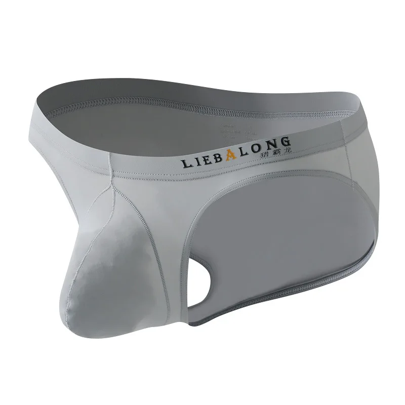 Slip intimo da uomo sexy Ultra-sottile elastico confortevole Gay Vita bassa U Custodia convessa Mutande Morbido bikini ad asciugatura rapida e sensazione di freschezza