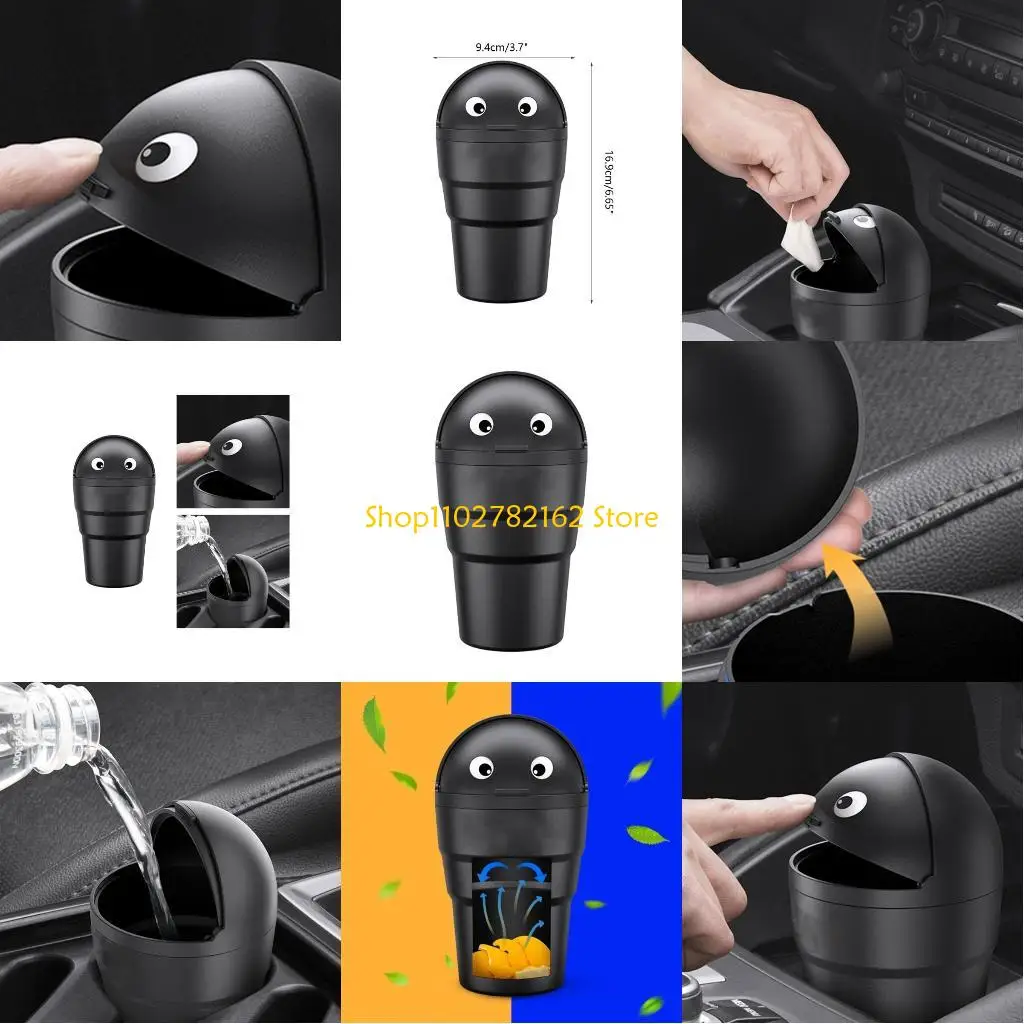 

547B Creative Storage Box Mini Garbage Dust for Case for Automotive Interior Acce