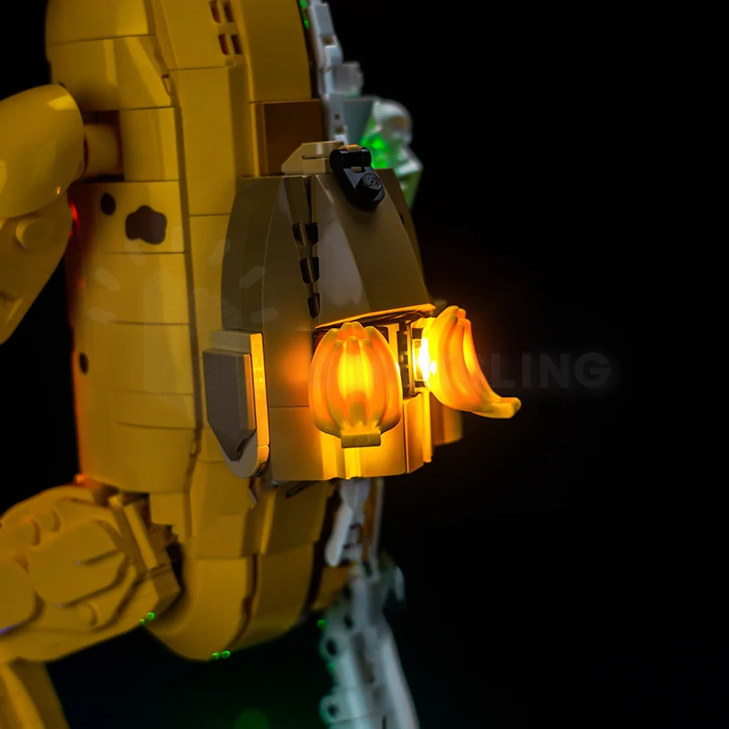 Juego de iluminación LED Brick Bling 77072, adecuado para bloques de construcción Peely Bone, regalo (excluyendo bloques)