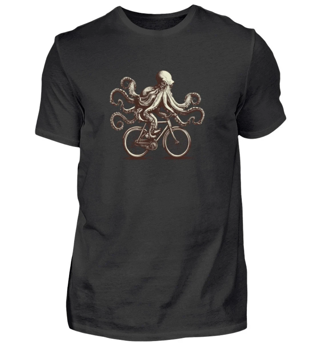 Oktopus Auf Fahrrad…