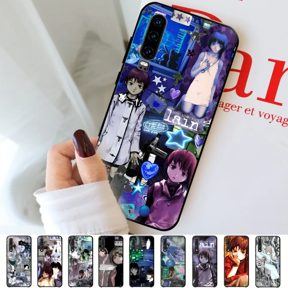 Serial Experiments Lain Phone Case For Huawei P 8 9 10 20 30 40 50 Pro Lite Psmart Honor 10 lite 70 Mate 20lite