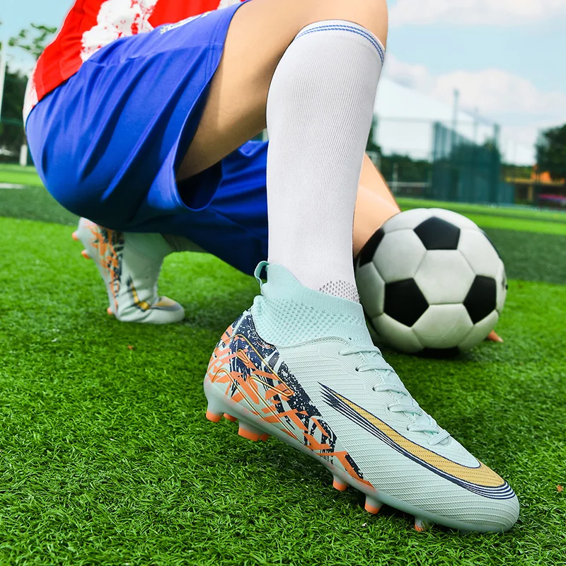 

Men Soccer Shoes Society Cleats Indoor Original Professional Football Shoes Outdoor Non-Slip Football Field Boots Sneaker Match