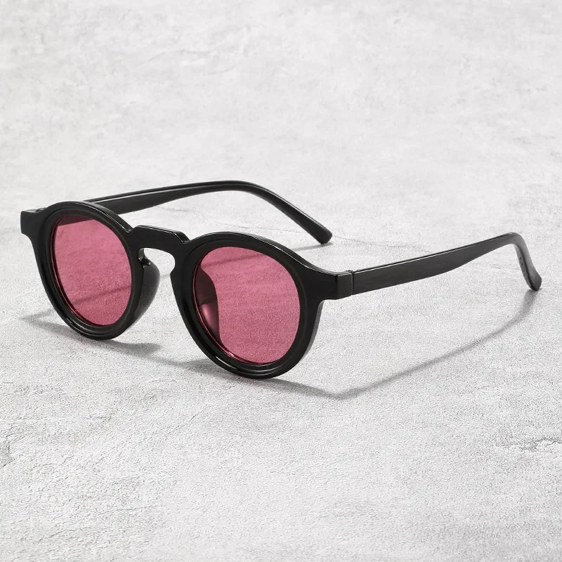 New Retro Round Small Frame Sunglasses Personalized High-end Men's and Women's Glasses Fashion Trend UV Resistant Sunglasses