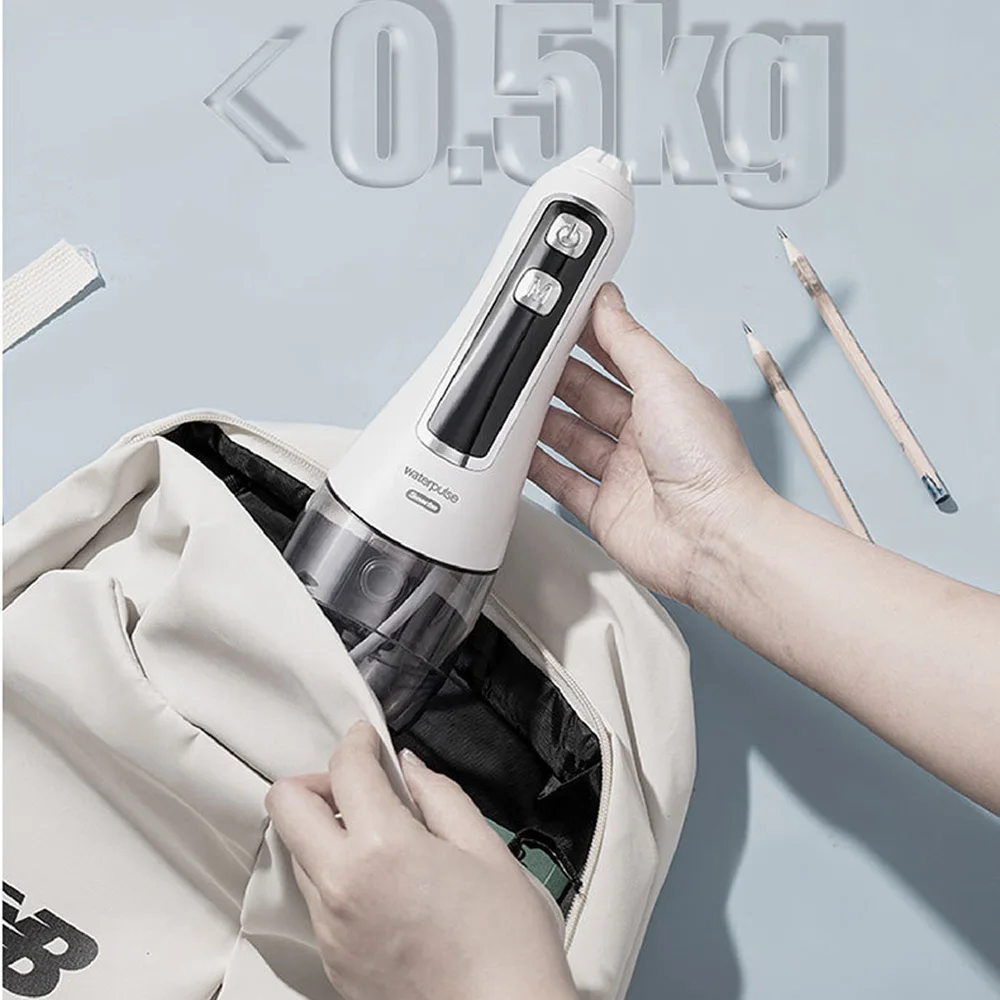 Portable 320ML Rechargeable Portable Water Flosser Cordless Dental Irrigator Household Oral Irrigator Water Jet Teeth Cleaner