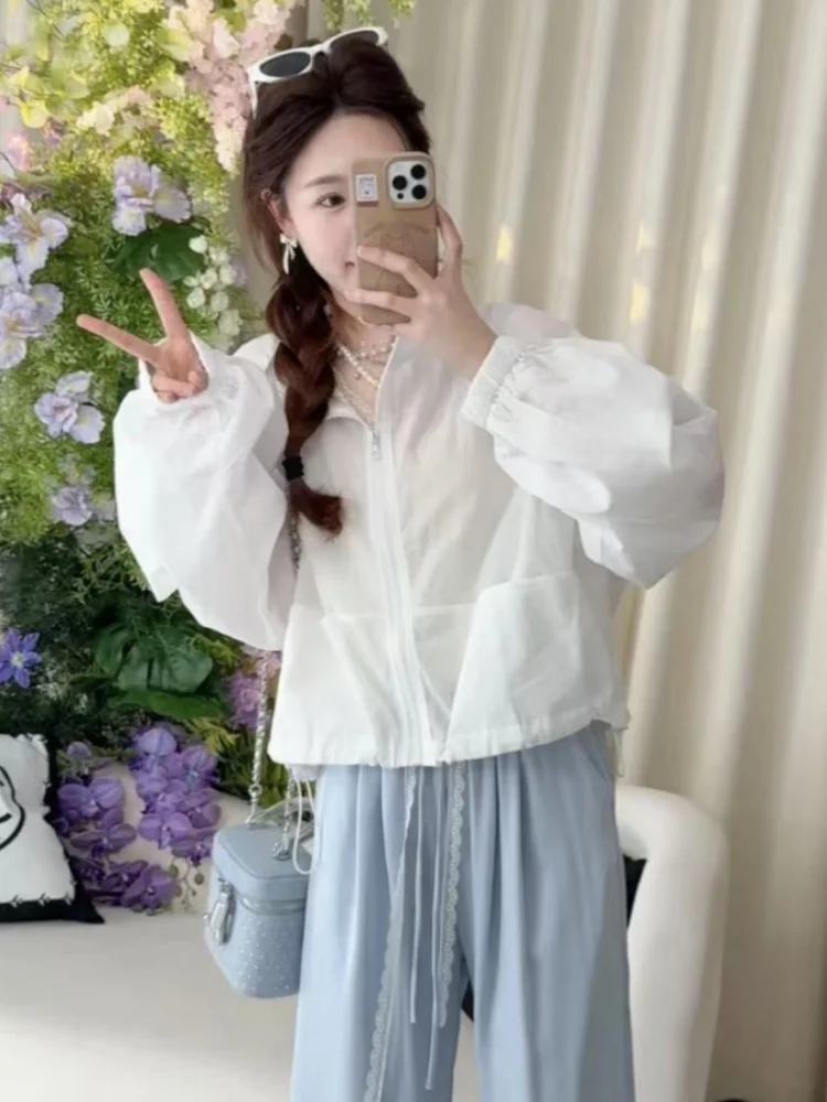 Giacche imbottite corte da donna Taglia maniche lunghe Colletto rialzato Tasche per il tempo libero Risvolto Alto Techwear europeo americano Bf Punk