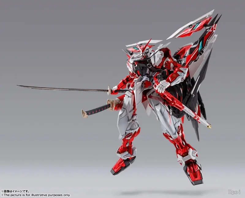 Bandai Metal Build MBF-P02KAI Red Frame Kai Strike Ver Action Figures Gundam SEED ASTRAY Anime Model Collectible Collectors