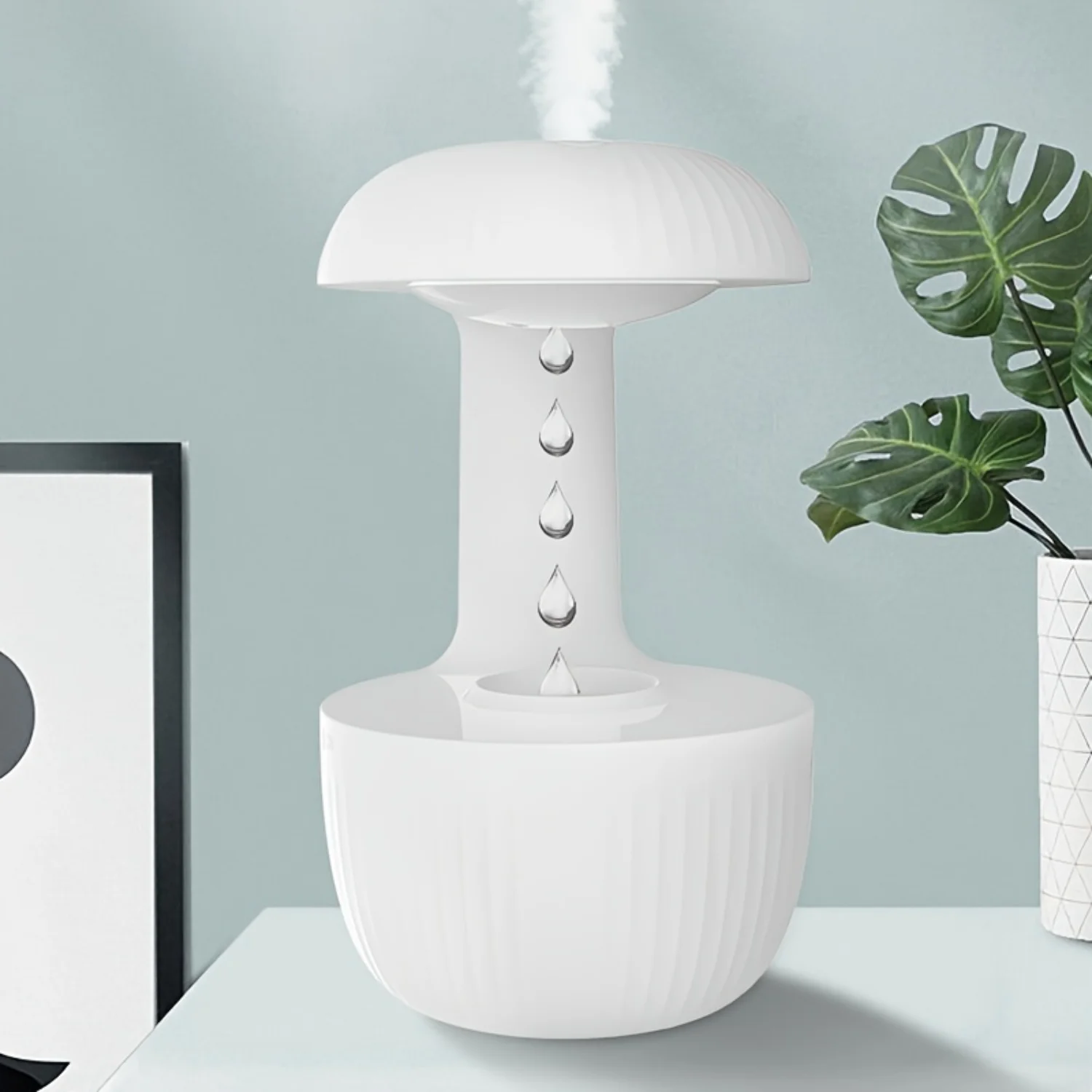 Anti-Gravity Humidifier Aromatherapy Machine with Night Light - Atmosphere & Health Enhancer for Christmas, New Year, Birthday,