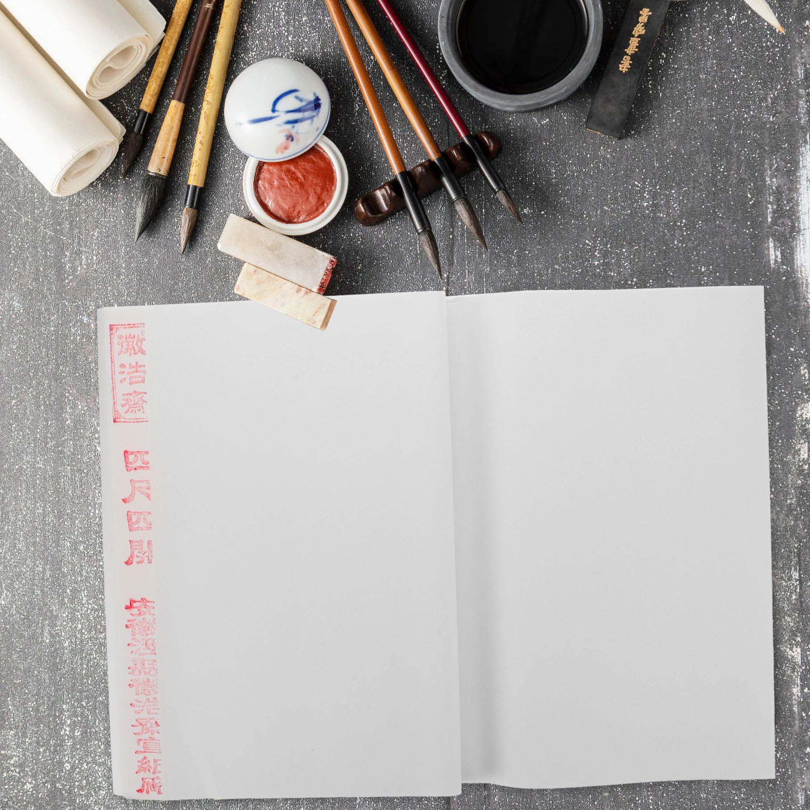 

Thickened Calligraphy Paper Xuan Art Chinese Painting Rice Sheets Blank Practice Training Watercolor Durable Elastic Easy