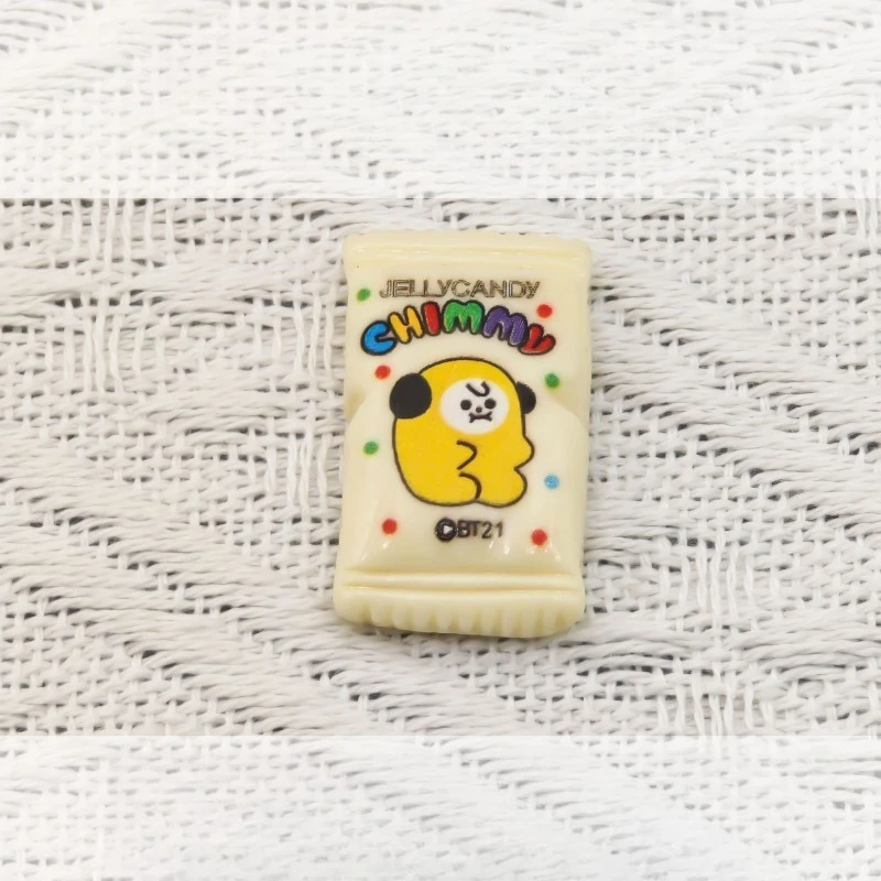 BT21 Mini Milk Candy Resin Charms Cute Cartoon Candy Ornaments DIY Jewelry Making Accessories view 3