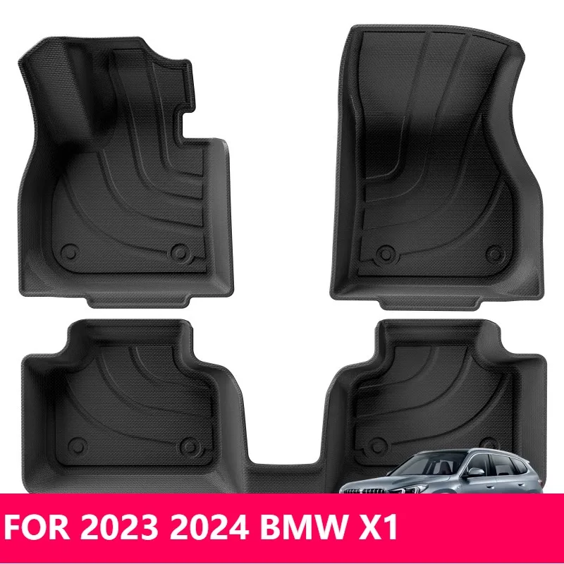 

Для BMW X1 TPE 3D 2023 2024, коврики и подкладка багажника, автомобильные аксессуары без запаха, подходят для левого руля