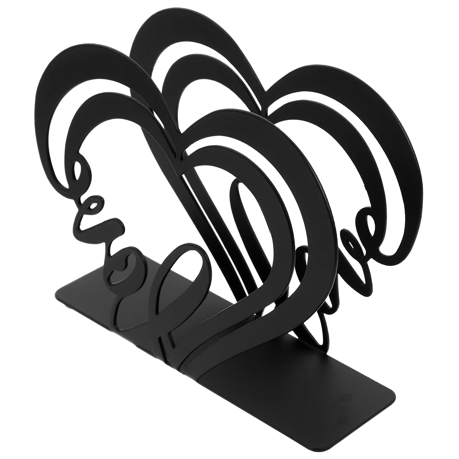 

Love Storage Rack Heart Napkin Holder Metal Stand Vintage Rustic Kitchen Restaurant Bar Hotel Party Banquet Paper Towel