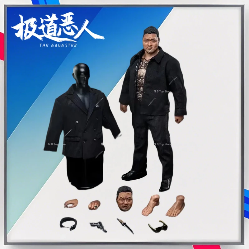 

In Stock Moz Studio Msaf002 1/6 Jidao Evil Man Ma Ye Ma Dong-seok Action Figure Model Toys Gifts