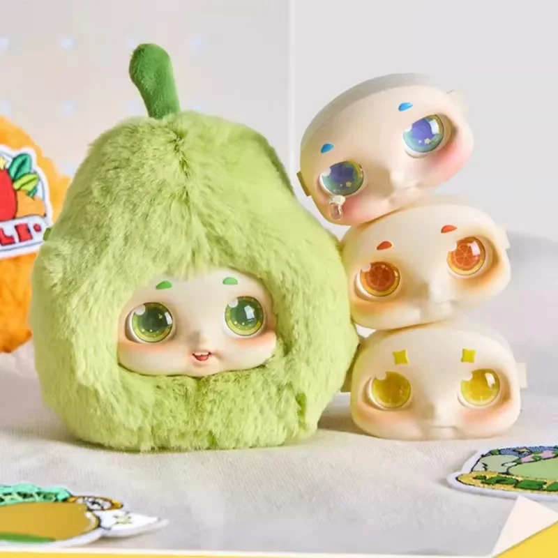 Caixas-Boîte ennemi en peluche de magasin de fruits d'été, figurines d'anime mignonnes, boîte mystère de jouet surprise, sac à dos, pendentif de sac, jouets de cadeau d'anniversaire