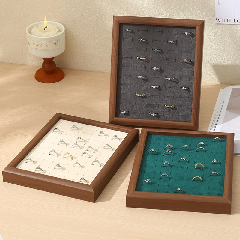 

Лоток для демонстрации колец, роскошные лотки для хранения колец, модный органайзер для колец, ювелирных изделий, подставка для колец в прямом эфире, держатель для витрины