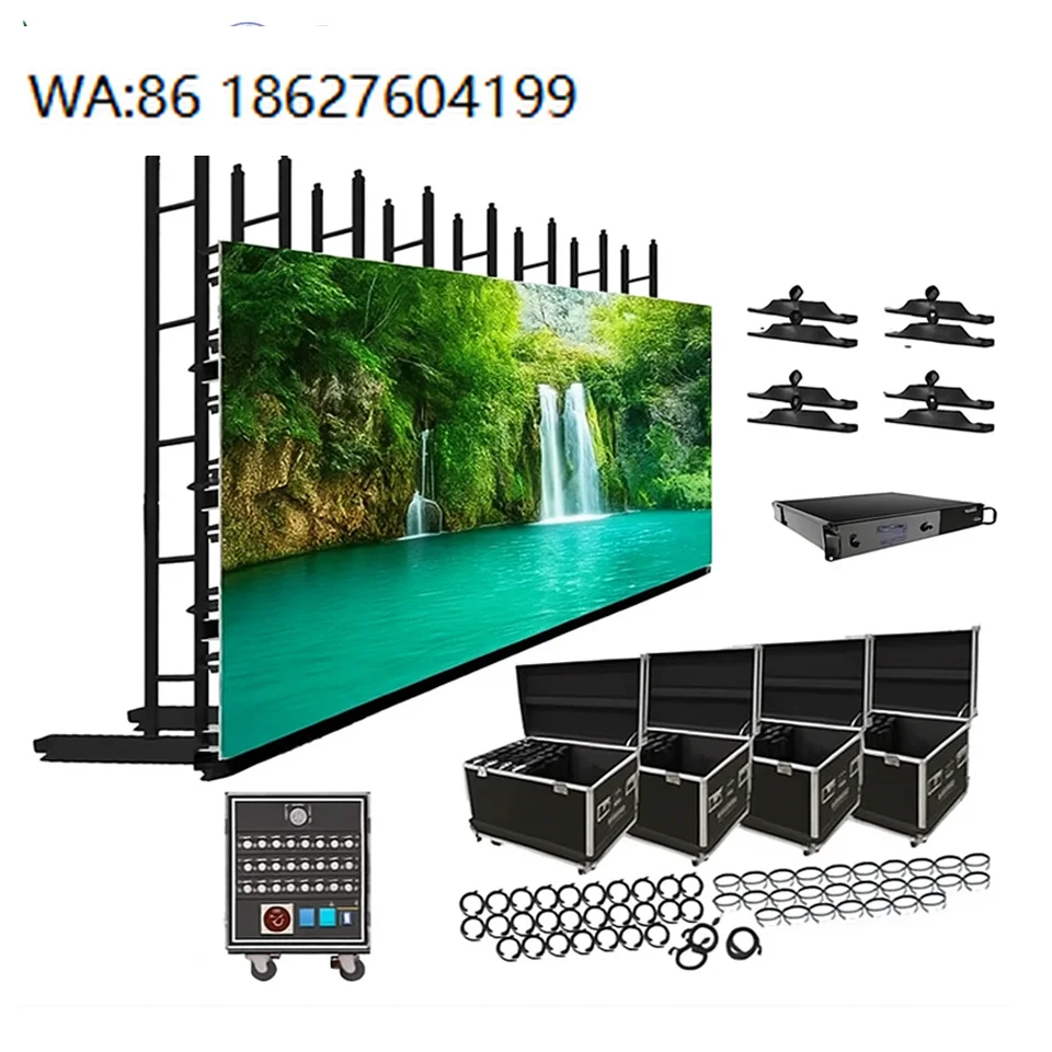 outdoor waterproof stage rental concert event Outdoor Complete System 6m X  LED Display P29 P3 P391 P481 500mmx1000mm Panel D