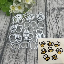 Bee Mesh card Frames lace Metal Cutting Dies Stencils for DIY Scrapbooking/photo album Decorative Embossing DIY Paper Cards