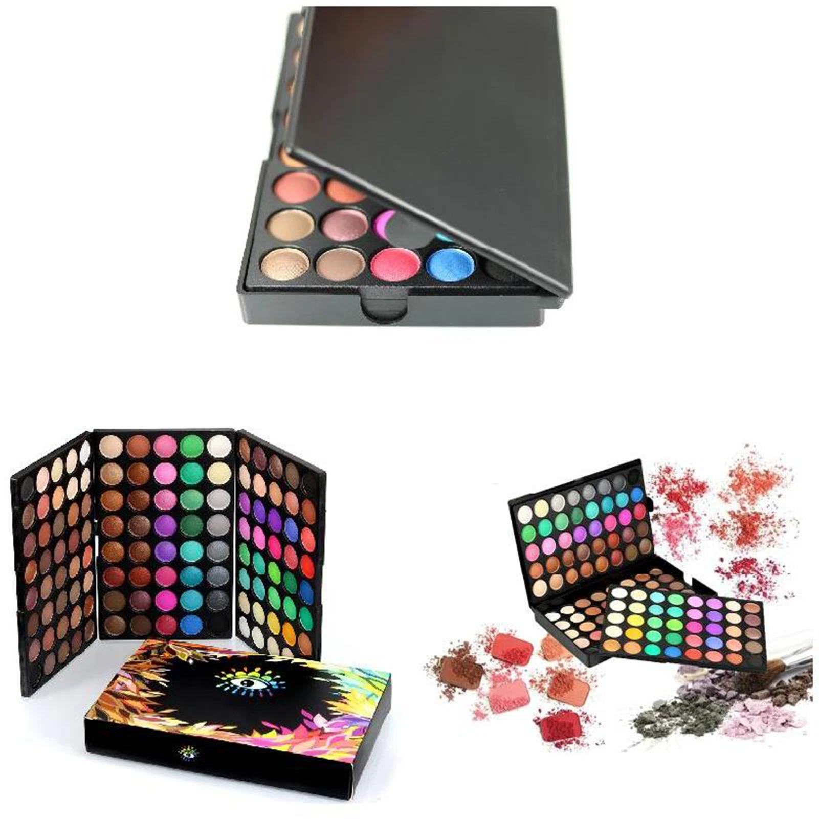 120 Colors Professional Makeup Eye Shadow Highly Pigmented Sweatproof Eyeshadow Great Gift for Girlfriend and Female Friends