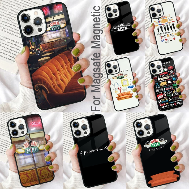 Central Perk Coffee amigos programa de TV como você faz capa de telefone para iPhone 17 Air 16e Pro max 15 Pro 13 14 Plus 11 12 MagSafe