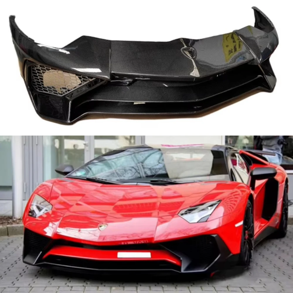 

Подходит для Lamborghini LP700, модифицированной модели SV: комплект обвеса из карбона для переднего бампера
