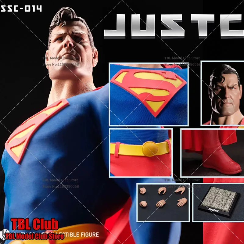 

SSRTOYS SSC-014 1/6 Scale Justice Savior Super Hero Classic Blue Clothes Version 12Inch Male Solider Action Figure Model Doll