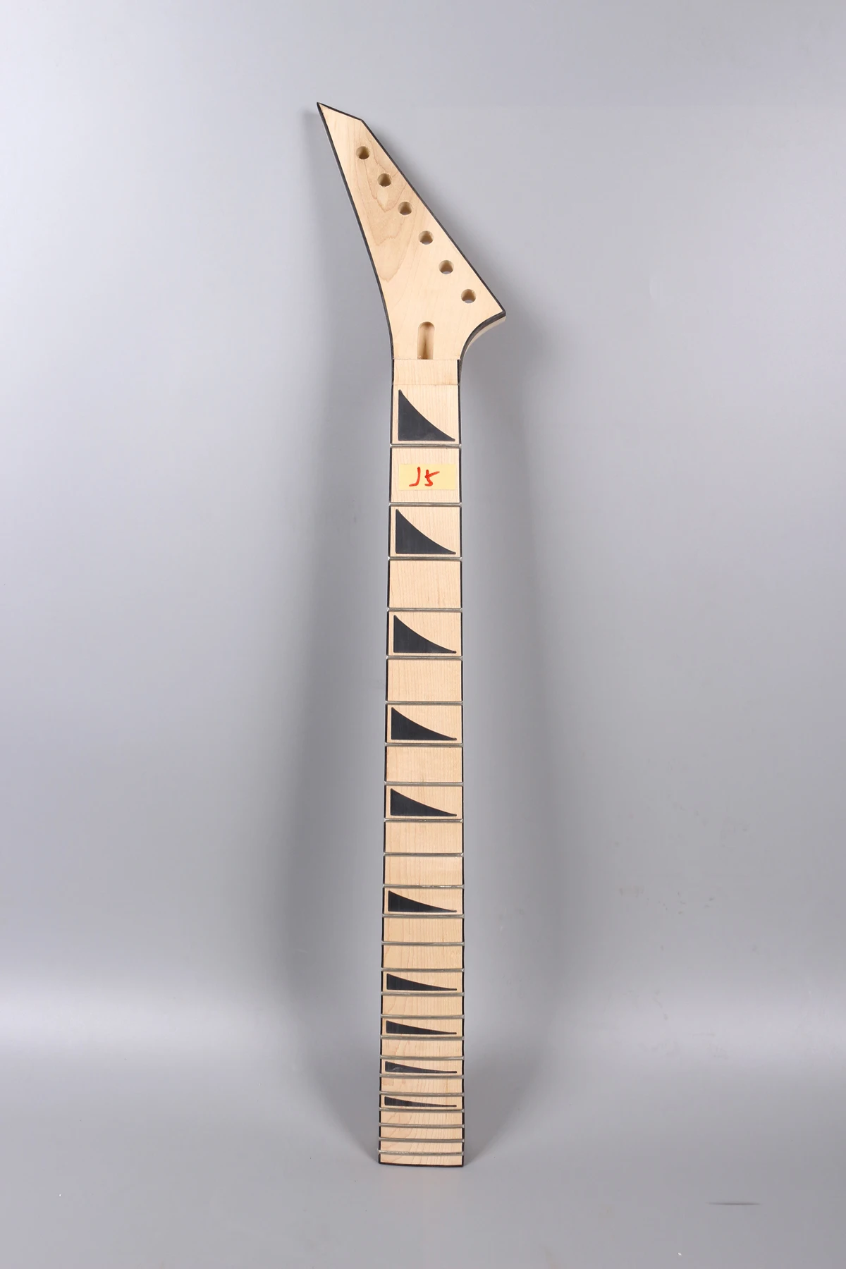 Guitar Neck 24fret 25.5inch Maple Fretboard Shark Fin Jackson DIY Reversed Head J14