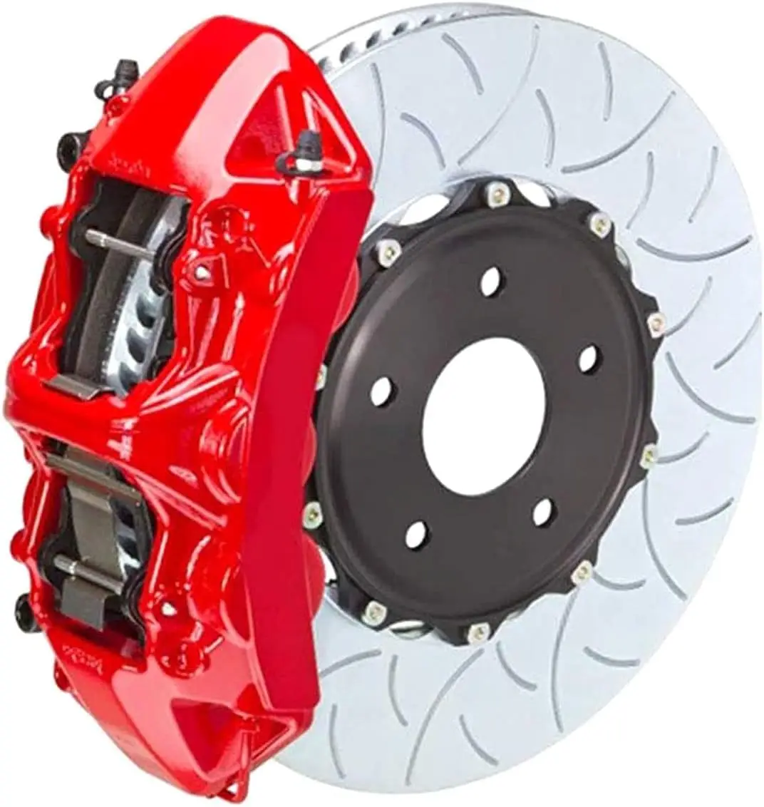 Reflective Brake Caliper Vinyl Wrap High Temperature Film Red Caliper Sticker Sheet 12x12 inch DIY Car Styling Decal