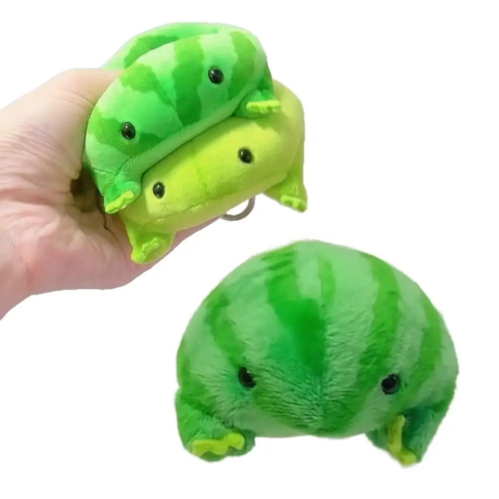 Peluche de Rana Verde Kawaii, Juguete de Peluche Suave, Peluche de Rana de Anime, Colgante de Rana de Dibujos Animados, Linda Decoración para Habitación, Regalo para Niños