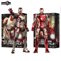 1:7 Original FondJoy Iron Man MK42 MK43MK5 MK6 MK7 DIY Toys Action Figure Tony Stark Legend Collection Anime Model Kids For Gift