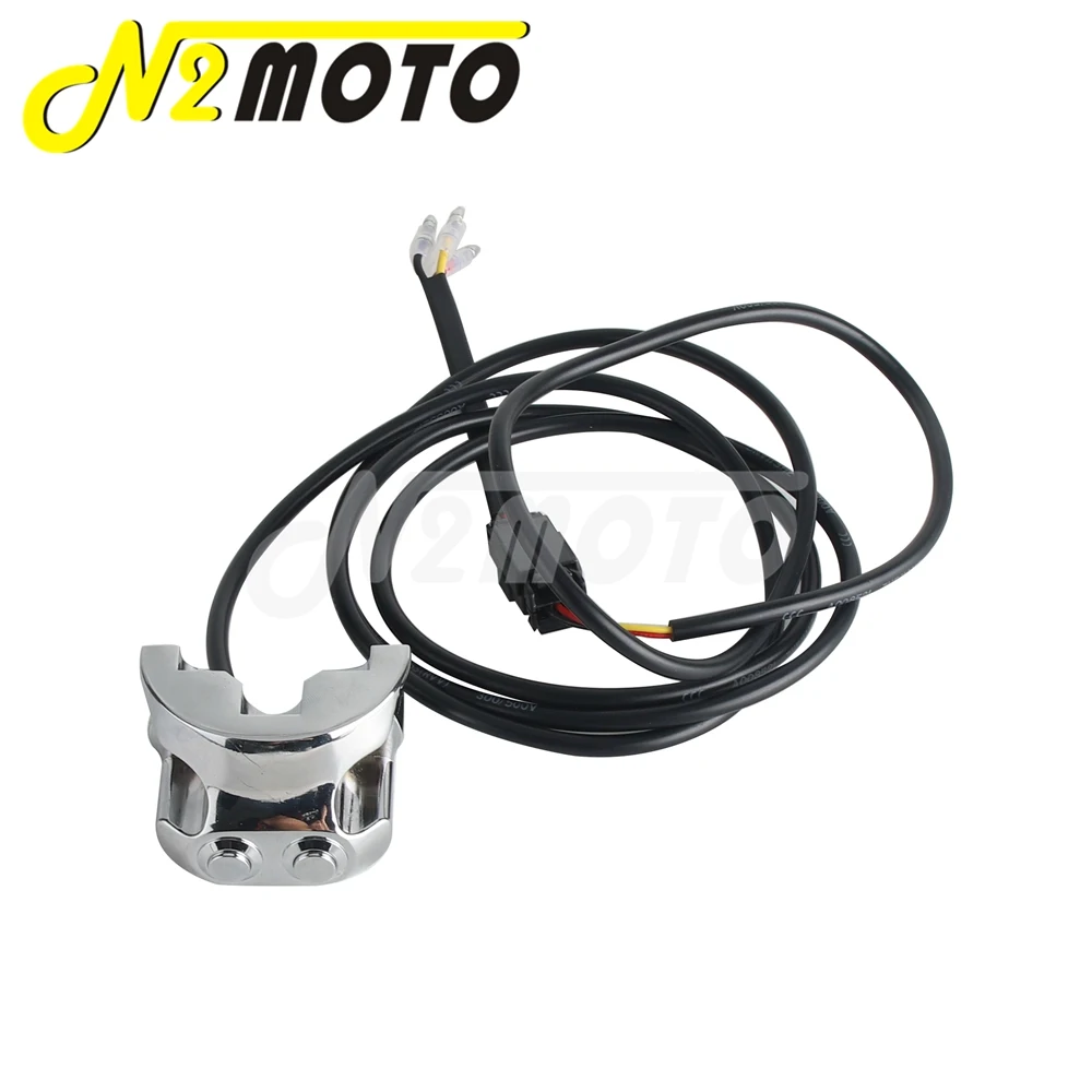 2 Button 3 Wire Air Ride Switch Handlebar Suspension Controller Bar Switches For Harley Dyna Street Bob Fat Bob V-Rod Sportster