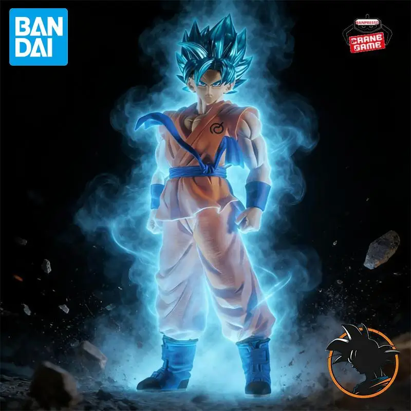 

Bandai Original BANPRESTO Anime Dragon Ball Super Saiyan Blue Character Son Goku Action Figure Collectible Model Kids Toys Gifts