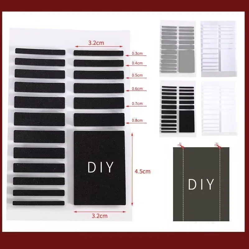 Adesivi universali per riduttori di dimensioni dell'anello Cuscinetti di regolazione invisibili per anelli sciolti Protezione autoadesiva per gioielli