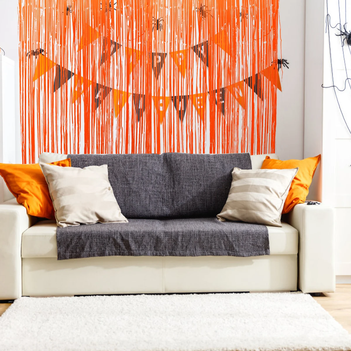 

4pcs Door Decor Party Background Wall Festival Embellishment Material Portable Light Reusable for Stage
