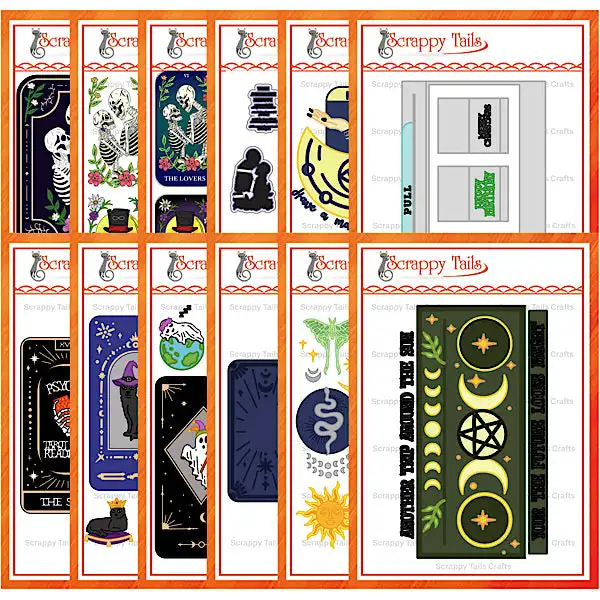 2026 Fortune Halloween Collection Metal Cutting Dies Clear Stamps Stencil Hot Foil For DIY Scrapbook Craft Decoration Embossing