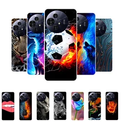 For TCL 50 Nxtpaper 5G Case Football Soft Silicone Back Cases for TCL 50 Pro Nxtpaper 5G Phone Cover 50Pro NXTPAPER etui fundas