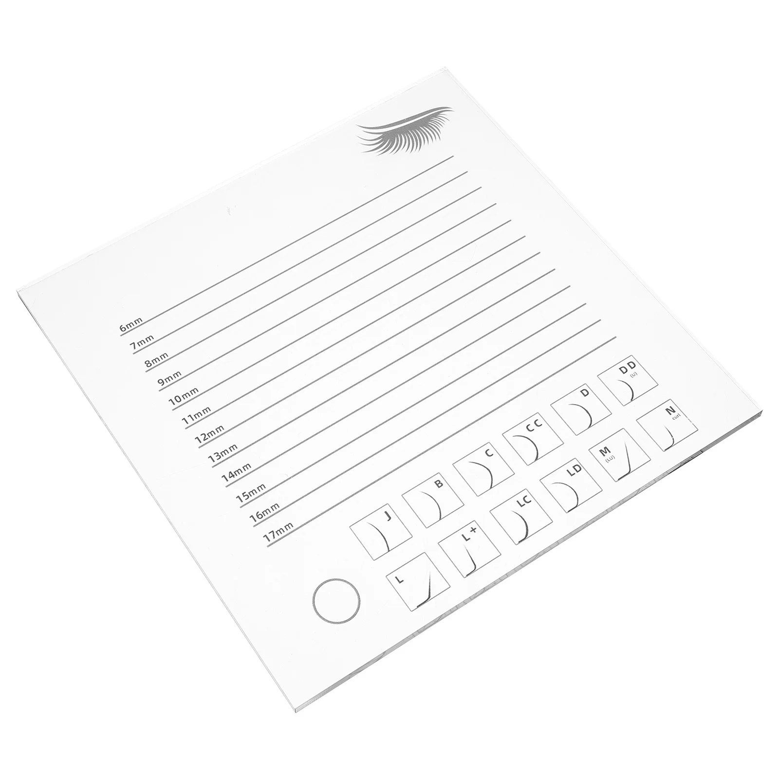 Akrylowa tablica ekspozycyjna na rzęsy, narzędzie do przedłużania rzęs, uchwyt na sztuczne rzęsy, materiały do przedłużania rzęs, wyposażenie salonu kosmetycznego