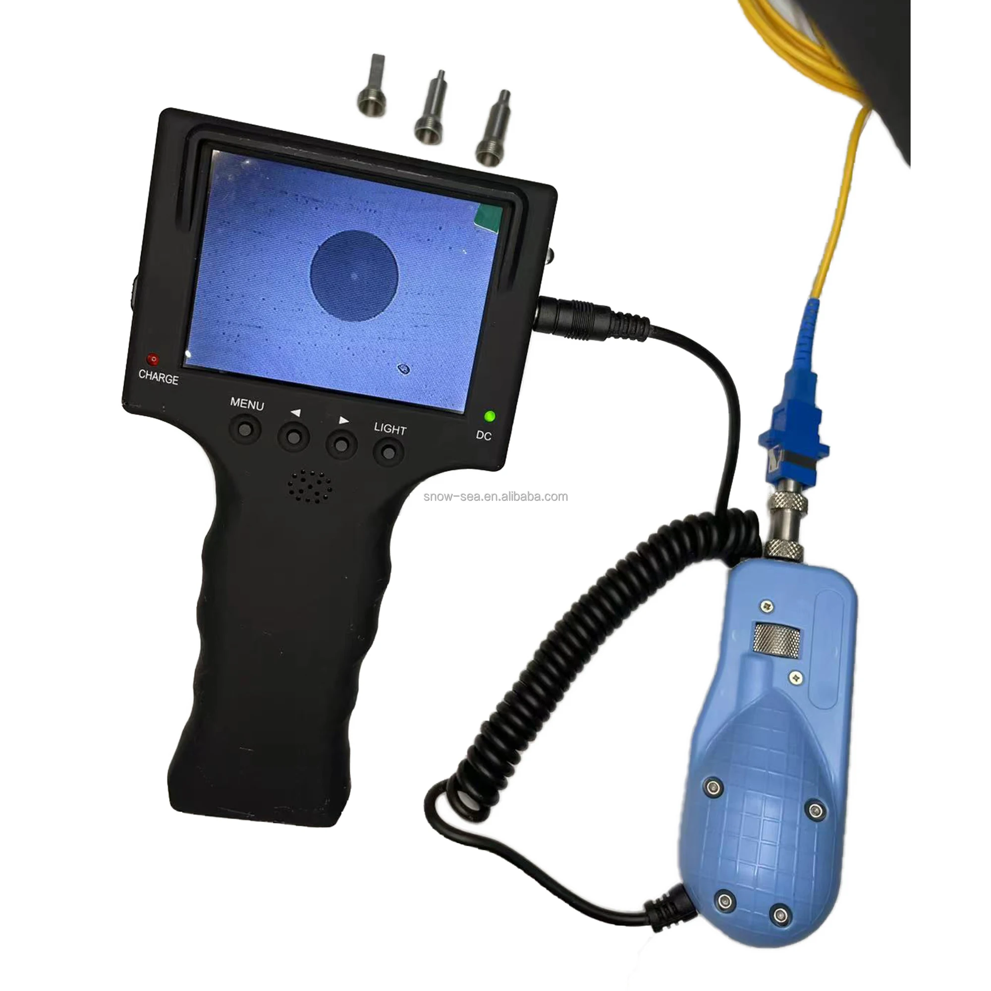 

Fiber Optic Connector and Adapter Endface Inspection Probe Microscope